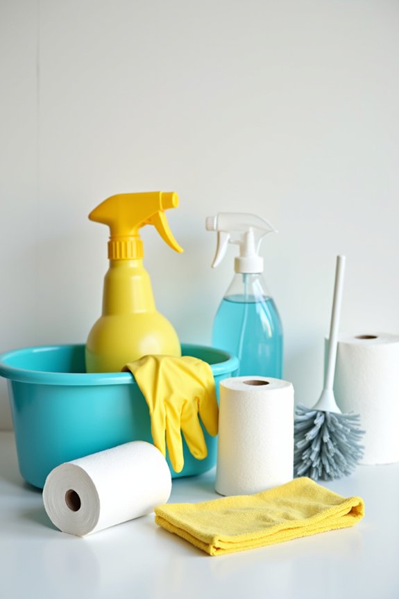 cleaning preparation steps outlined