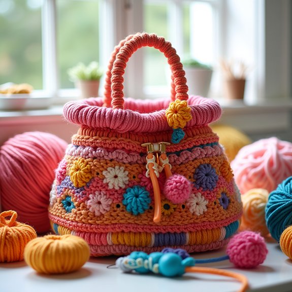colorful accessory with flair