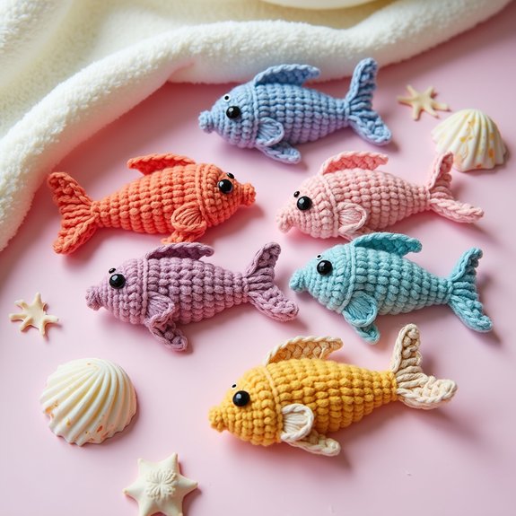 colorful aquatic themed bookmark