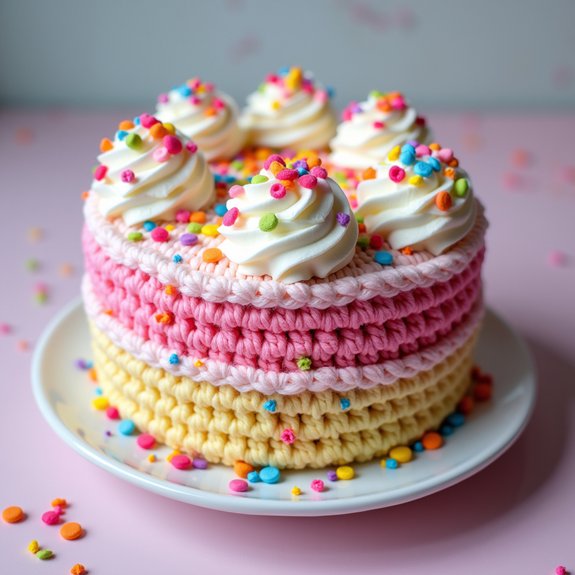 colorful birthday cake delight