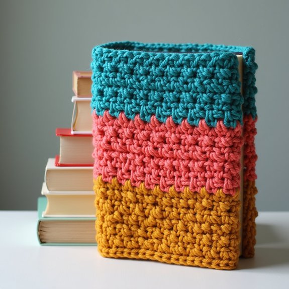 colorful book protection sleeve