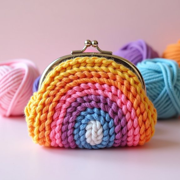 colorful coin purse design