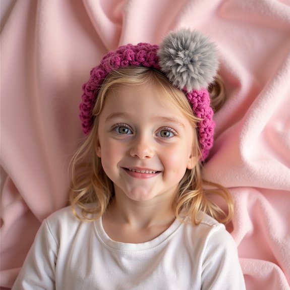 colorful crochet headband project