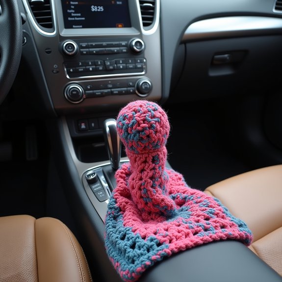 colorful crochet shift covers