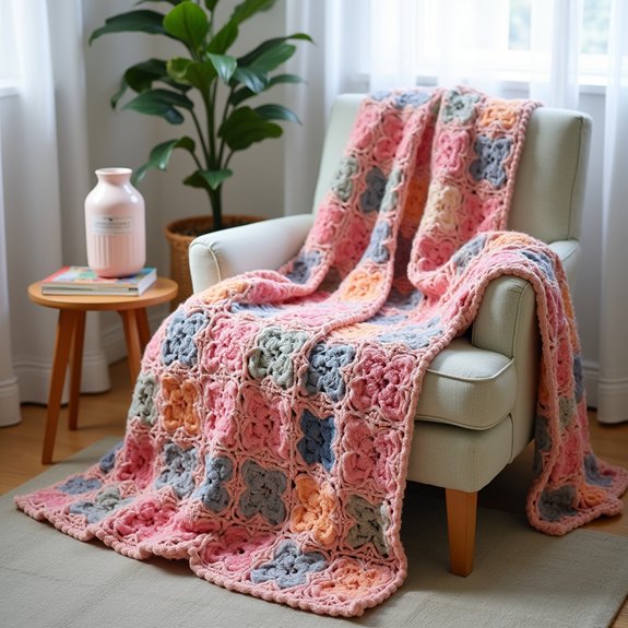 colorful fabric stitching together