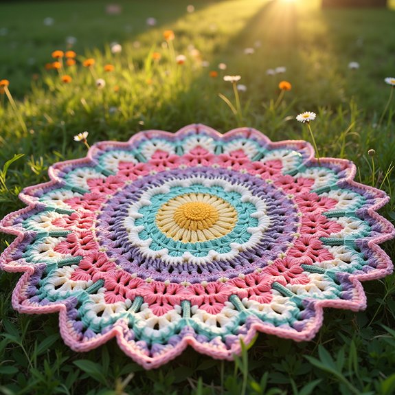 colorful handcrafted floral design