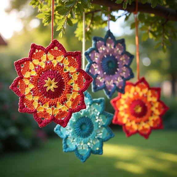 colorful handmade decorative hangings