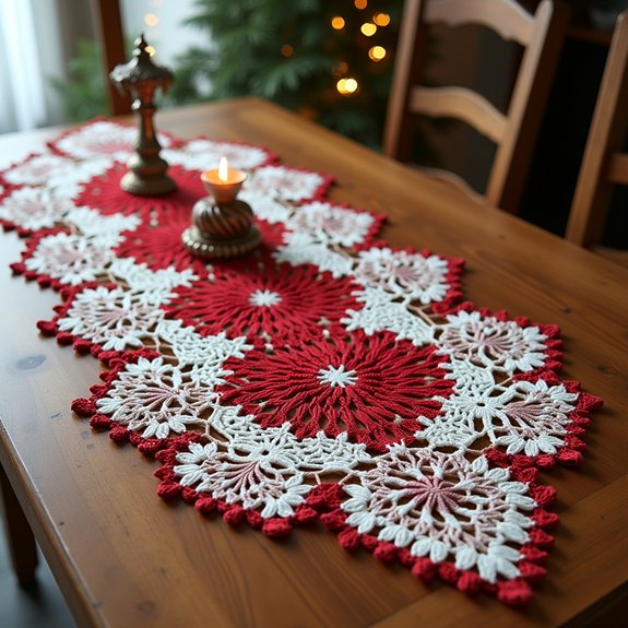 colorful holiday table decor