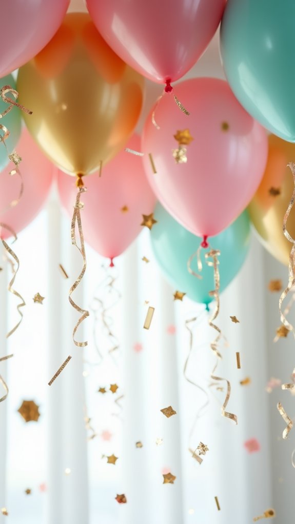 colorful party decorations idea