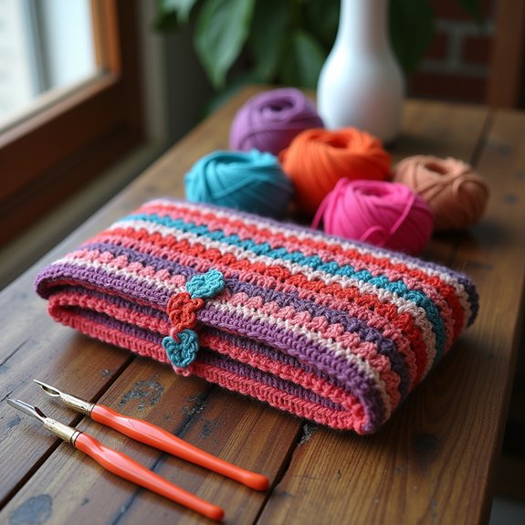 colorful patterned tote bag