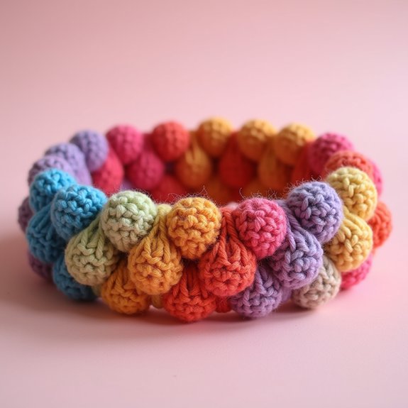 colorful playful hair accessory