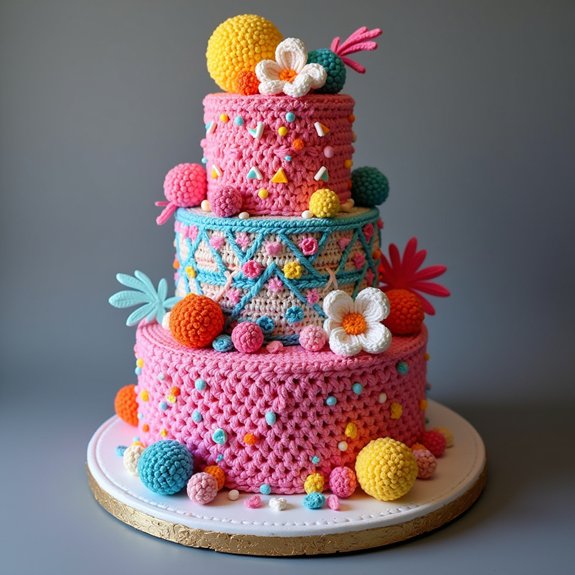 colorful vintage dessert delight