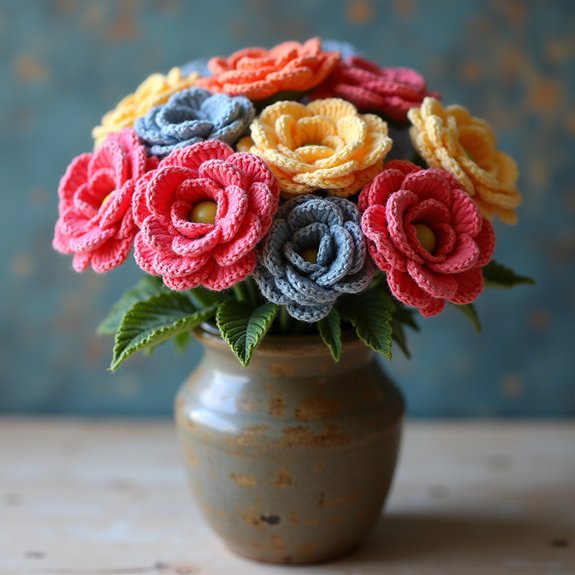 colorful whimsical flower arrangements