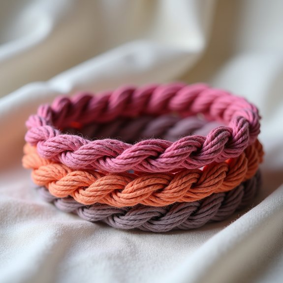 colorful woven accessory design