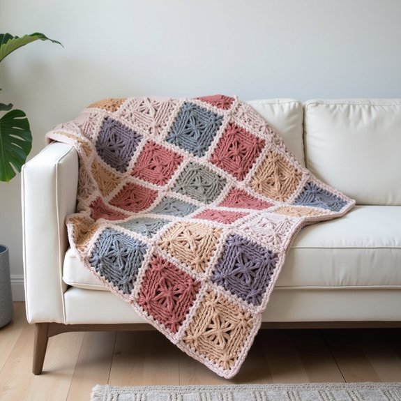 contemporary square crochet pattern