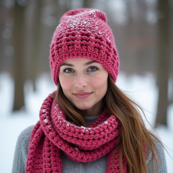 coordinated winter accessory set