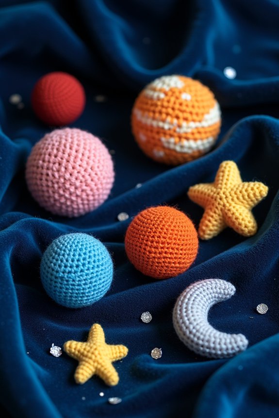 cosmic bodies in space