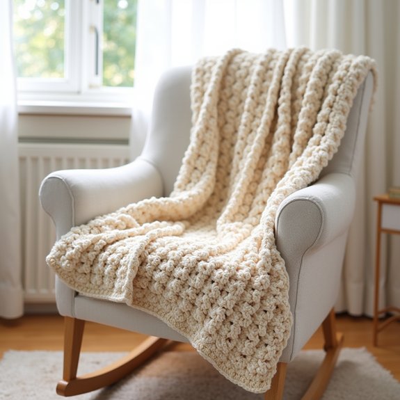 cozy crochet baby blanket