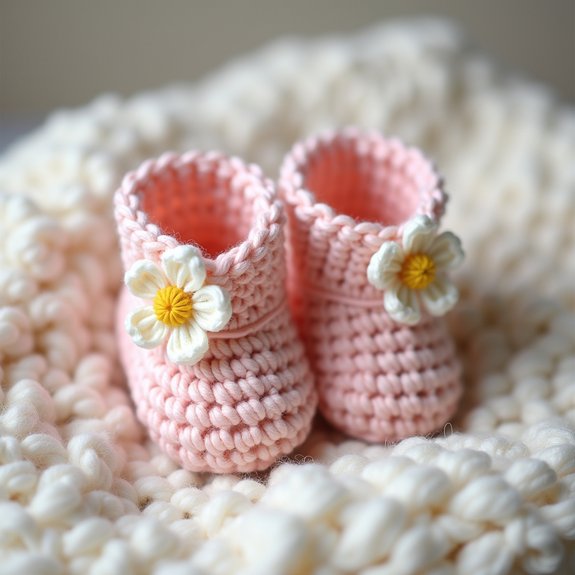 cozy handmade baby footwear