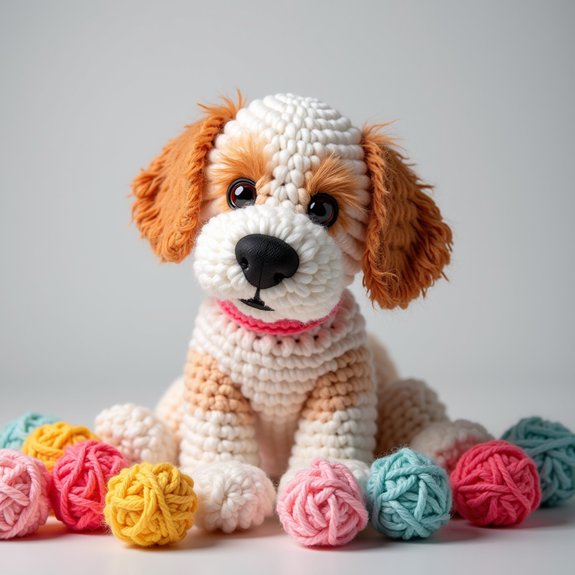 cozy handmade canine companion