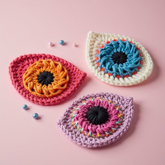 cozy handmade eye coverings
