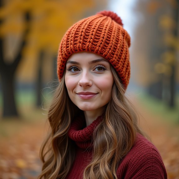 cozy handmade winter hat