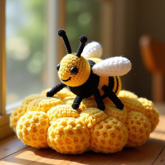 cozy honeycomb shaped pillow