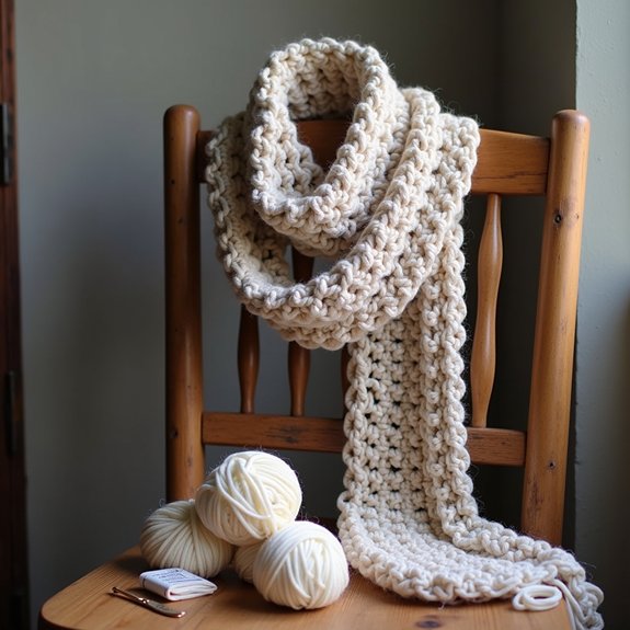 cozy knitted cowl design