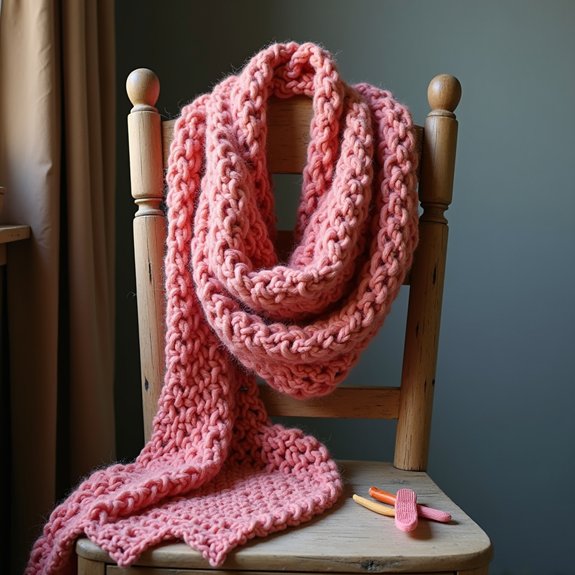 cozy knitted neck accessory