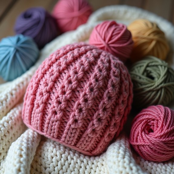 cozy knitted winter hat