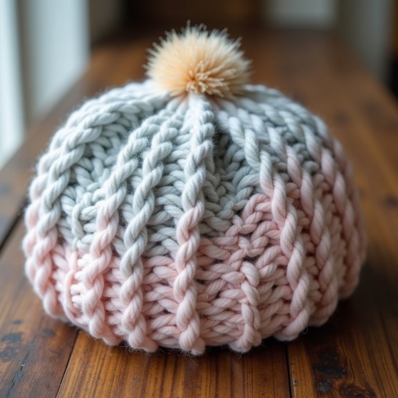 cozy knitted winter hat