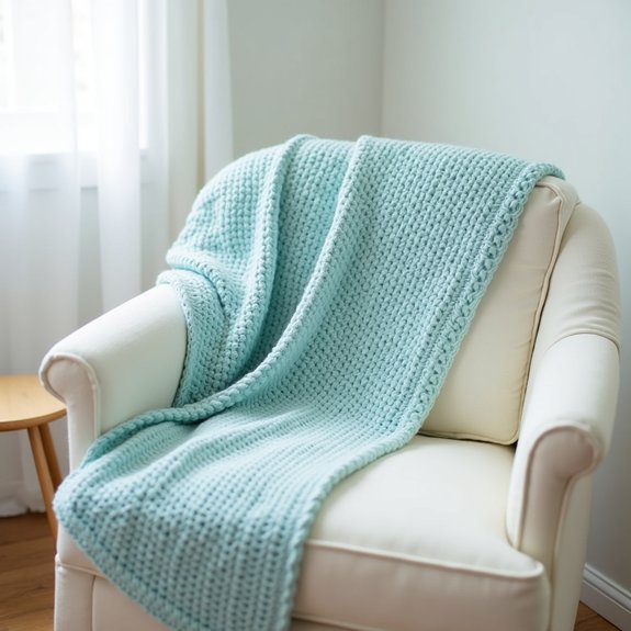 cozy monochromatic blanket option