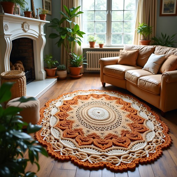 cozy natural colored flooring