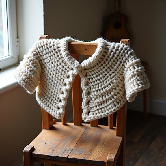 cozy oversized crochet outerwear