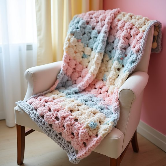 cozy textured blanket design