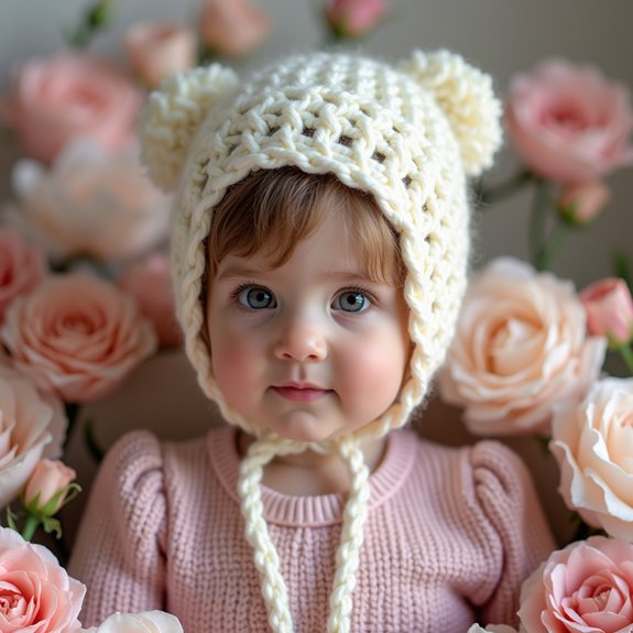 cozy textured knit hat