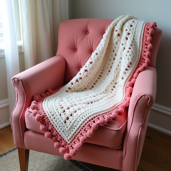 cozy textured stitch border