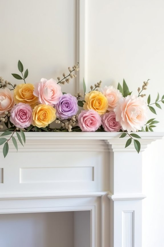 crafting decorative paper garlands