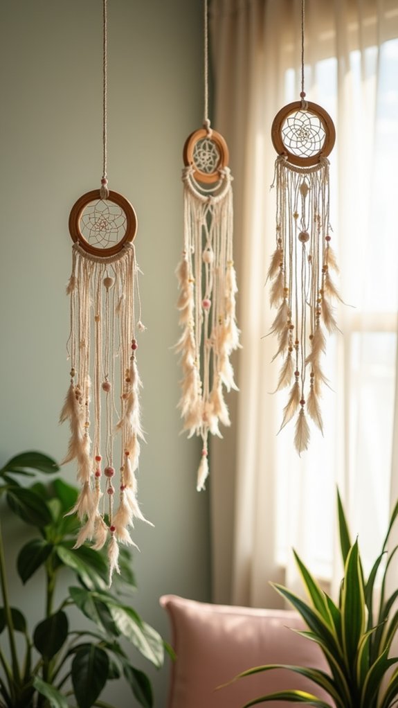 crafting personalized dreamcatchers together