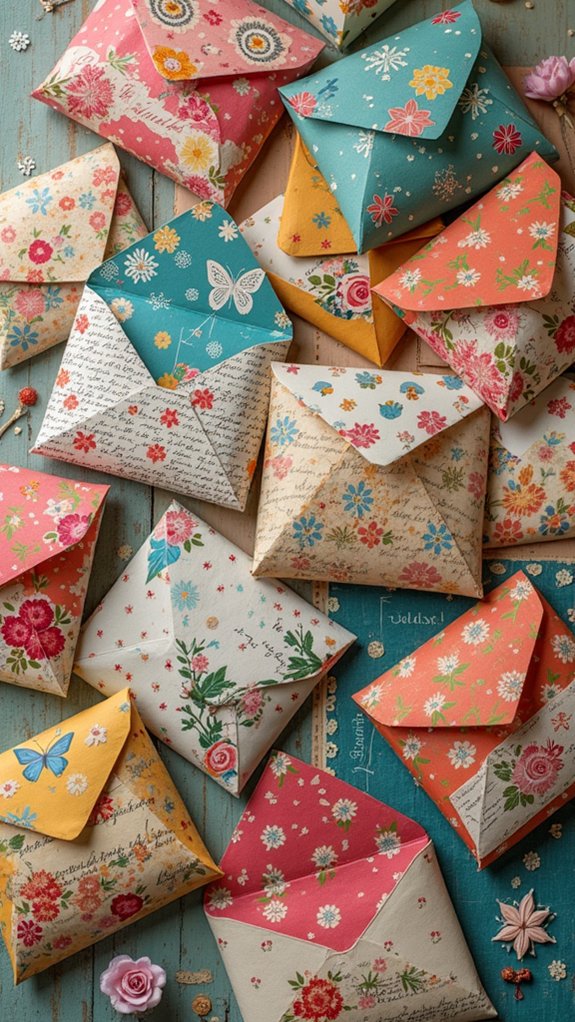 creative collage envelope designs