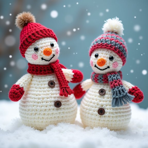 creative crochet snowman designs