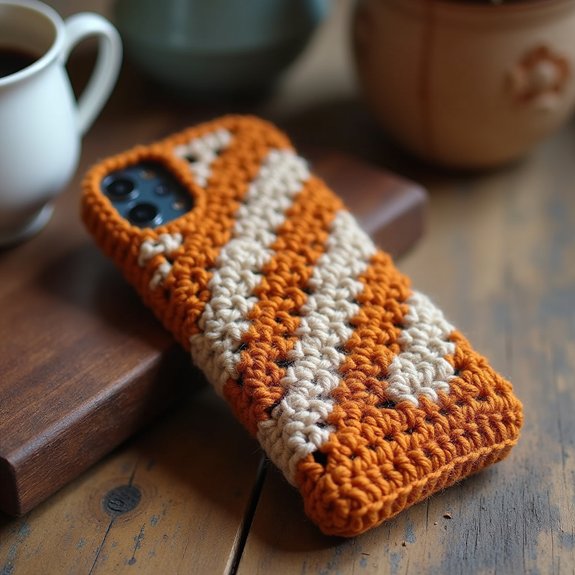 creative handmade crochet case