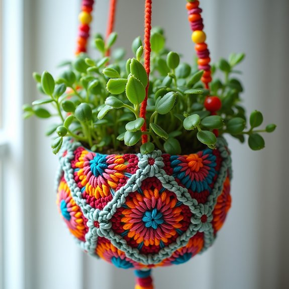 creative hanging plant decor