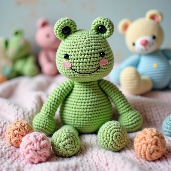 crochet amphibian companion project