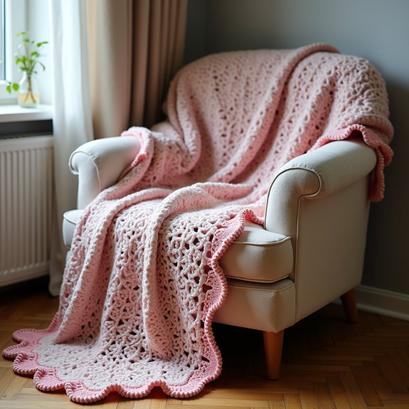 crochet blanket edging cords