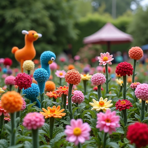crochet blooms inspire creativity