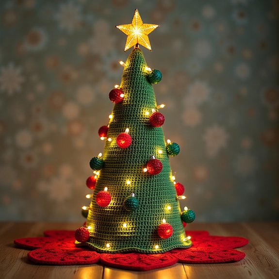 crochet christmas tree decoration