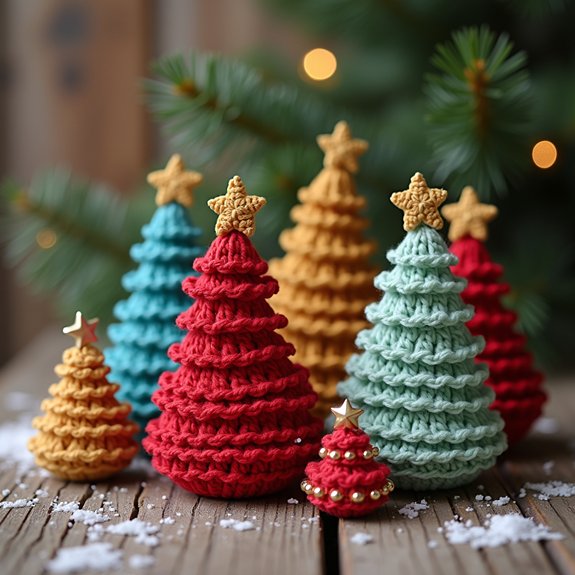 crochet christmas tree ornaments