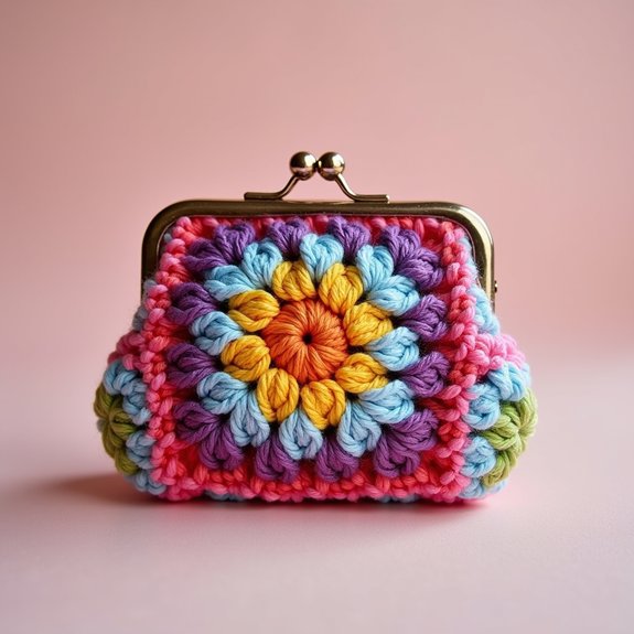 crochet coin purse design