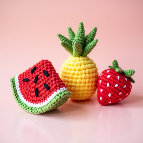 crochet designs of fruit